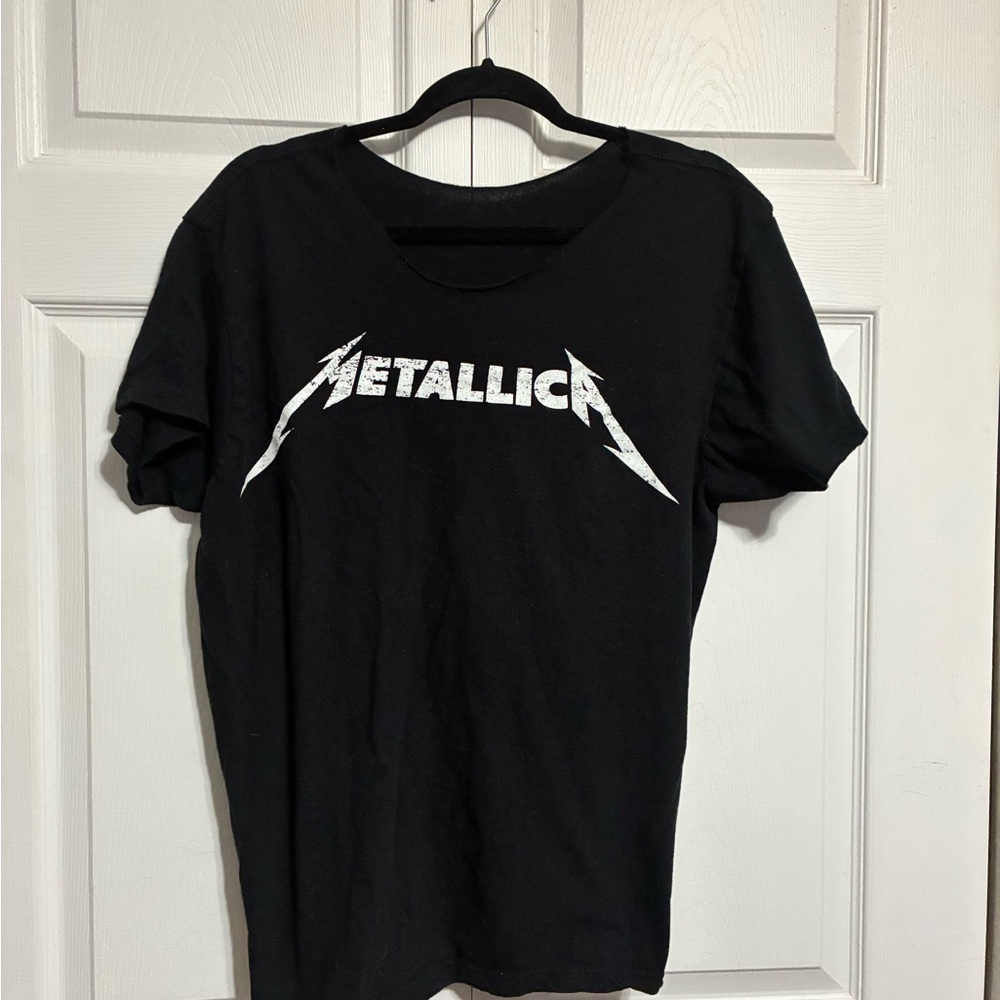 Metallica Modified Black T-Shirt